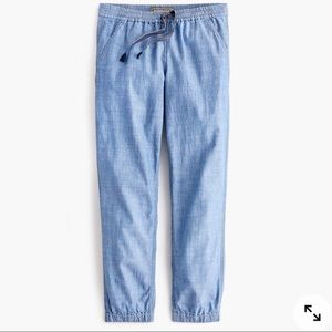 J.Crew Point sur seaside pant in Chambray pants